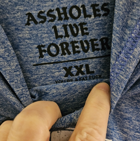 NWOT Assholes Live Forever L/S Tee XXL - Picture 4 of 4